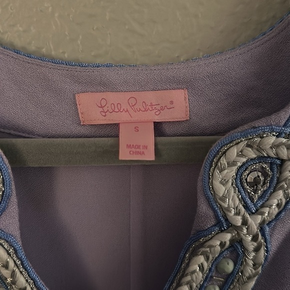 Lilly Pulitzer Valli Soft Shift Dress Light Lilac Verbena Size Small - Picture 5 of 13